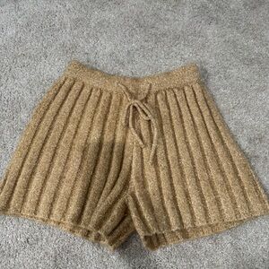 Cozy Ribbed Knit Leg Warmers in Tan